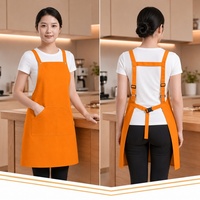 Tablier de cuisine réglable et imperméable avec logo personnalisé pour homme et femme, idéal pour la vaisselle, la cuisine, le jardinage et les chefs