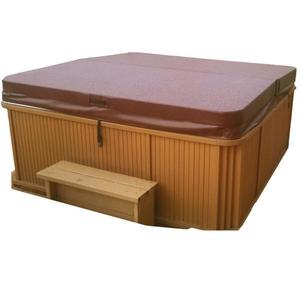 <span class=keywords><strong>Couverture</strong></span> de <span class=keywords><strong>spa</strong></span> au design moderne avec couvercle en cuir <span class=keywords><strong>pour</strong></span> piscines extérieures et spas, disponible en modèles ronds et carrés - Product Image 1