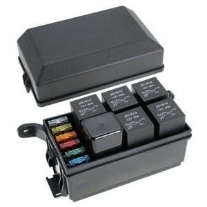 12V Automotive <b>Relay</b> Box With 6 Way Fuse Holder And <b>Relays</b> For <b>Car</b> Upgrade - Product Image 1