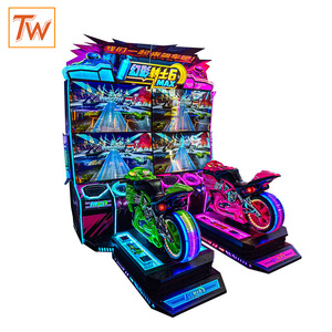Simulateur <span class=keywords><strong>de</strong></span> <span class=keywords><strong>jeu</strong></span> vidéo <span class=keywords><strong>de</strong></span> course automobile Topway <span class=keywords><strong>de</strong></span> haute qualité, à monnayeur, 2 joueurs, 4 écrans, à vendre - Product Image 2