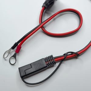 SW 2-Pin 14AWG SAE zu O-Ring Anschlusskabelbaum 10A 20A Sicherung Batterie-Verlängerungskabel für Marine und Geländefahrzeuge - Product Image 2