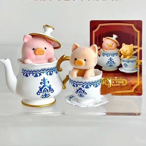 Nouveau authentique Lulu <span class=keywords><strong>le</strong></span> <span class=keywords><strong>cochon</strong></span> PIGCHELIN Restaurant série 8 pièces boîte aveugle PVC collection Kawaii figurines thème alimentaire décor - Product Image 6