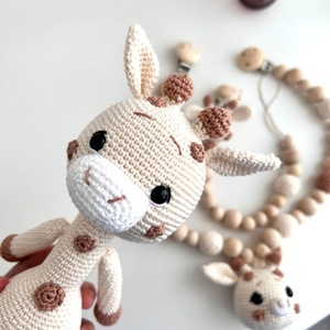 Juguete de Animales de Ganchillo Hecho a Mano de Alta Calidad, Lindo <span class=keywords><strong>Jirafa</strong></span> de Punto Suave, Juguetes para Bebés, Lindo Muñeco de Ganchillo <span class=keywords><strong>Amigurumi</strong></span> de <span class=keywords><strong>Jirafa</strong></span> - Product Image 6