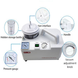 Aspirador médico elétrico portátil dispositivos sucção a vácuo para aspiração do escarro - Product Image 4