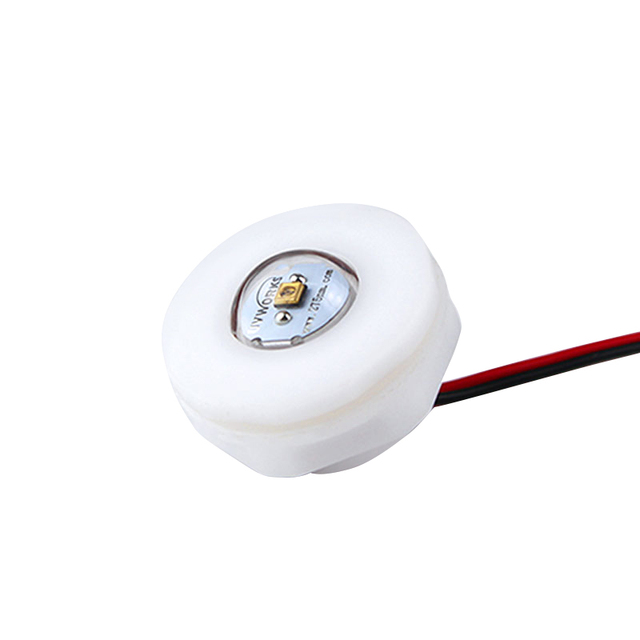 UVWORKS UVC LED Lamp SMD 3535 250-285nm Chip DC 12V/24V 0.5W Ultra Violet Light Dimmable 1-Year Warranty for Water Disinfection