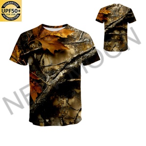 Camiseta de Camuflaje Personalizada con Protección Solar UPF50+, Ropa de Pesca, Deportes al Aire Libre, Running, Transpirable - Product Image 3