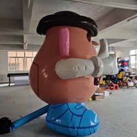 Personnages de dessins animés gonflables Mr Potato, personnalisables, résistants à l'eau, pour la publicité, la décoration de fêtes, vente en gros OEM