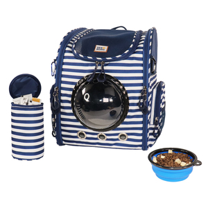 กระเป๋าแมวแบบพกพาพกพาสำหรับออกไปข้างนอกพื้นที่ขนาดใหญ่กระเป๋าแมวสะพายไหล่แคปซูลกระเป๋าใส่สัตว์เลี้ยงกล่องอากาศแบบพกพาสำหรับสุนัข - Product Image 1