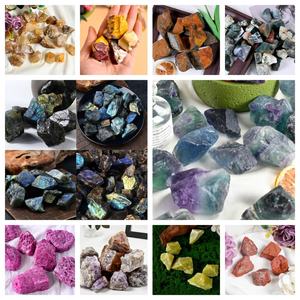 Cristal de Fluorita Natural en Bruto, Piedra de Labradorita para Curación, Decoración del Hogar y Meditación - Product Image 2