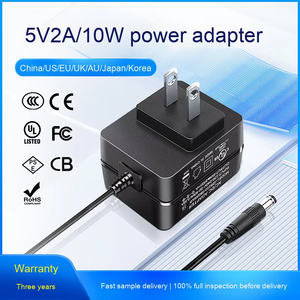 Adaptador de corriente de 5 voltios y 1 <span class=keywords><strong>Amp</strong></span> Blanco Negro <span class=keywords><strong>Cctv</strong></span> 9 V 9 voltios 12V 1a 1.5a 2a 2amp Fuente universal para EE. UU. Reino Unido - Product Image 2