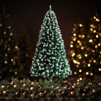 Luxuriöser PVC-Weihnachtsbaum Weihnachtsdekoration 1,8 Meter Großer Künstlicher Weihnachtsbaum Grüner Plastikbaum