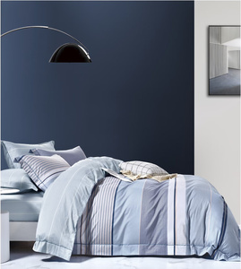 Novos Conjuntos de Cama de Algodão Estampado para Hotel, Conjuntos de Capa de Edredom de Tecido Estampado com MOQ Pequeno, Conjuntos de Lençóis de Hotel Estampados - Product Image 4