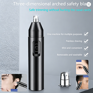 Rasoio Elettrico <span class=keywords><strong>per</strong></span> <span class=keywords><strong>Naso</strong></span> <span class=keywords><strong>e</strong></span> <span class=keywords><strong>Orecchie</strong></span>, Trimmer Sicuro <span class=keywords><strong>per</strong></span> la Cura del Viso, Ricaricabile USB, Rasoio <span class=keywords><strong>per</strong></span> Rimozione Peli della Barba <span class=keywords><strong>per</strong></span> Uomini - Product Image 4