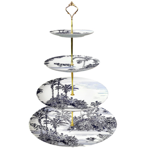 Juego de Vajilla Ligera de Porcelana Fina con Diseño de Tigre Rey de la Selva, Plato, Taza, Platillo y Jarra para Hogar, Hotel y Eventos - Product Image 3