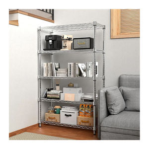 5 רמות כרום מצופה כבד אחסון מדף מטבח סופרמרקט אמבטיה - Product Image 6