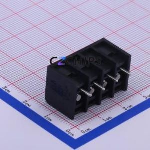 JL635-63504B01 Barrier Terminal Block Through hole Component (THT),P=6.35mm Connector Three Sides 6.35mm 1x4P Straight Pin - Product Image 2