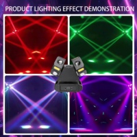 Lumière laser à faisceau à effet de tête mobile multifonctionnelle à 2 têtes à motif de tigre pour équipement de scène de DJ professionnel
