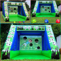 Coup la peine de football battre le gardien de but de football gonflable shoot out jeu pour enfants adultes