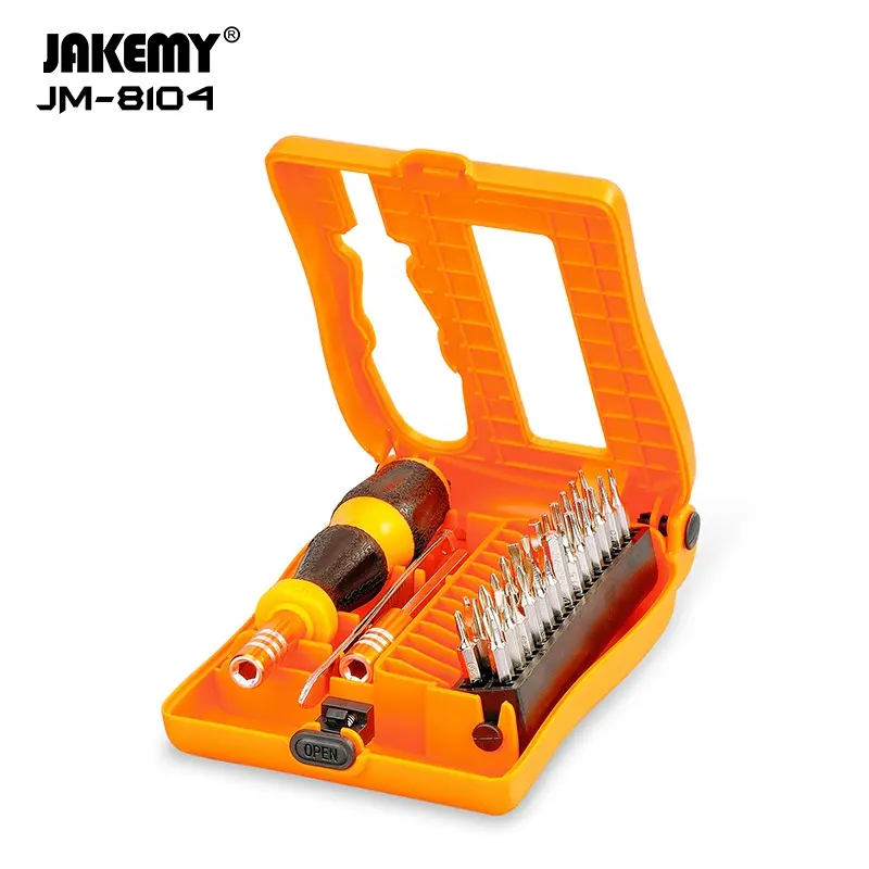 JAKEMY 8104 repair toolkit for iphone DIY Repair Tool Kit telephone repair kit tools for pc and phones