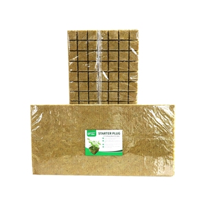 UPuper Échantillon gratuit Plantation d'intérieur hydroponique Laine minérale Cultiver 6x6 Cubes de laine de roche - Product Image 5