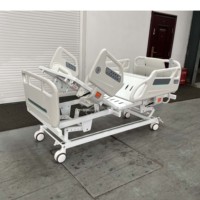 Lit d'hôpital électrique HOCHEY MEDICAL DHC IV FG05 à 5 fonctions avec système de pesage manuel pour les soins intensifs