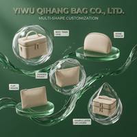 Sac de voyage pour maquillage en Oxford à double couche avec logo personnalisé, étui cosmétique professionnel à fermeture éclair avec porte-pinceaux, grande capacité