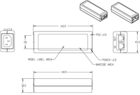 Inyector SDAPO de alimentación a través de Ethernet Gigabit Poe de 48V CC, tamaño Mini, inyector POE, inyector POE de 30W, Ethernet Industrial
