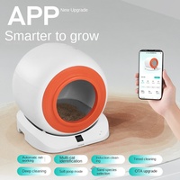 Bac à litière intelligent pour chat surdimensionné entièrement fermé anti-éclaboussures nettoyage automatique désodorisant toilette électrique pour chat