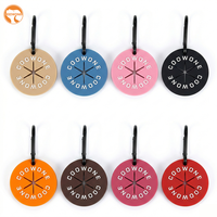 Support de sacs à déjections canines en silicone personnalisé OEM pour laisse de chien, distributeur de sacs, harnais pour animaux, accessoires de promenade et de voyage, porte-sacs à déjections portable