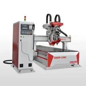 1325 Cnc atc 3d Wood Carving Woodworking Router Machine Furniture Industry for wood kitchen cabinet door Working