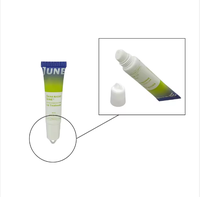 Tube cosmétique vide personnalisé en plastique souple pour baume ou huile exfoliante pour les lèvres, 3ml, 10ml, 15ml, 20ml, avec impression sérigraphique sur surface pour gloss.