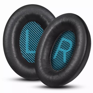 Coussinets d'oreille en cuir d'agneau pour casques antibruit <span class=keywords><strong>Bose</strong></span> QC35 QC25 QC15 AE2, coussinets d'oreille confortables - Product Image 2