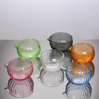 Simplicité moderne Verre écologique Style japonais de qualité alimentaire Bol à matcha résistant à la chaleur Service à thé Brosse en bambou Ensemble de marteaux LISHOU