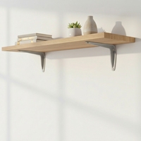 Étagère murale simple face légère en fer de 1,0/1,2 mm / Support de climatiseur moderne pour la maison, la cuisine et la salle de bain