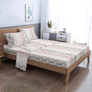 Parure de lit plate moderne ultra douce 100% microfibre polyester certifiée OEKO-TEX 1800TC Toute saison Textile de maison Couleur personnalisable - Product Image 6