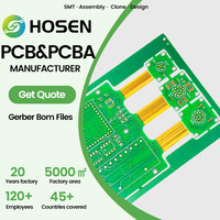 Servicio de Ensamblaje de PCB Híbrido Flexible Estático de 4 Capas para Prototipos Rápidos con Doblado 3D para Robótica Avanzada y Control de Automatización