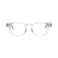 Montures de lunettes de lecture optiques en acétate de forme carrée classique de haute qualité personnalisées par les marques