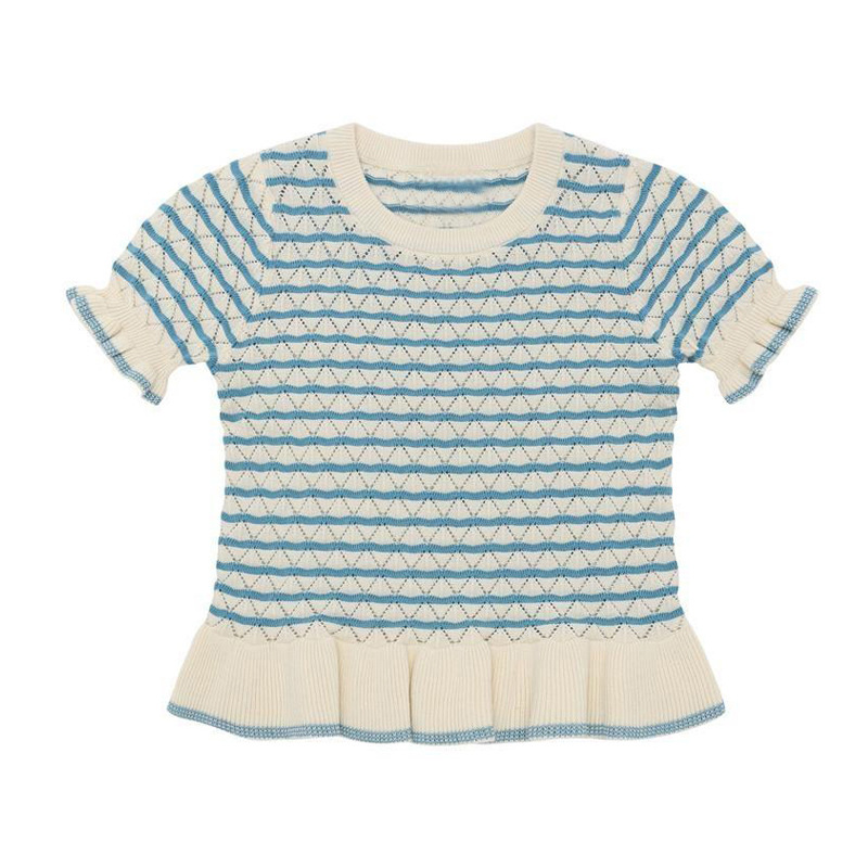 Blue and white