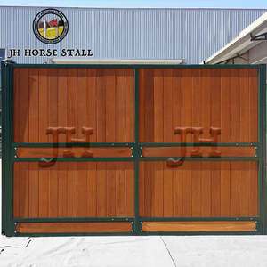 ประตูเลื่อนคอกม้าไม้ไผ่ ทนทาน ป้องกันการเตะ สำหรับคอกม้า - Product Image 6