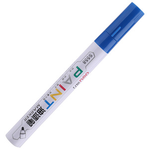Deli S558 Paint Marker Oil Based Permanent Ink 12 Cm For Glass Plastic Metal Wood Tire Sign In Photo Album Graffiti - Product Image 3
