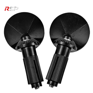 RSP Nouveau Mini Rétroviseur de guidon en alliage d'aluminium CNC, lentille <span class=keywords><strong>convexe</strong></span> grand angle, fixation par boulons, universel pour moto - Product Image 6