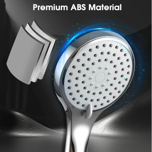 <span class=keywords><strong>Douche</strong></span> à main pulsante chromée personnalisée en gros <span class=keywords><strong>d</strong></span>'usine avec filtre, fixation murale, pulvérisation puissante, économiseur <span class=keywords><strong>d</strong></span>'<span class=keywords><strong>eau</strong></span> - Product Image 3