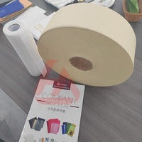 Rouleau Airlaid blanc rouleaux Jumbo naturels serviette en papier rouleau de papier personnalisé