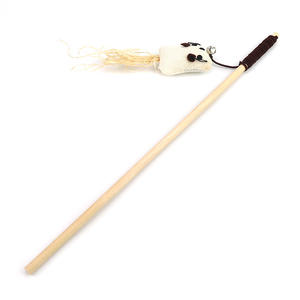 猫おもちゃセット木製組み合わせ子猫猫ティーザースティックおもちゃ - Product Image 3