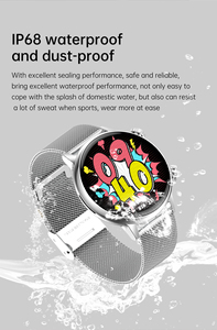 <span class=keywords><strong>Smartwatch</strong></span> HK39T IP68 alla Moda con Schermo AMOLED HD <span class=keywords><strong>da</strong></span> 1,19 Pollici, Fitness, Chiamate BT, NFC per Donne e Uomini - Product Image 2