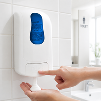 Distributeur de savon mural commercial de 1000 ml pour usage en magasin, toilettes et hôtel - Vente en gros fabricant