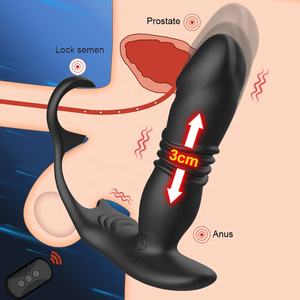 Erkekler için 12-Speed Thrusting Anal vibratör g-spot g-max Climax duygu yetişkin oyuncak erkekler için popo fiş mastürbasyon - Product Image 4