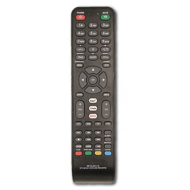 AD-UL201+X Remote Control Universal TV Remote Control