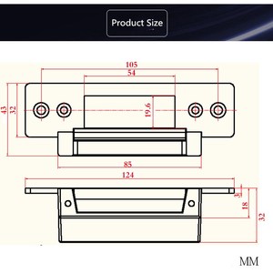 Cao-an ninh điện từ cửa Điện đình công cho kiểm soát truy cập khóa xi lanh thép không gỉ hợp kim nhôm ANSI khóa - Product Image 6