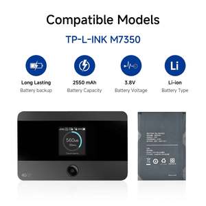 แบตเตอรี่ลิเธียมไอออน3.8V 2550mAh สำหรับ TBL-55A2550 TP-Link M7350 Ver 1.0-3.0 TL-TR961พร้อมชุดเครื่องมือซ่อม - Product Image 4